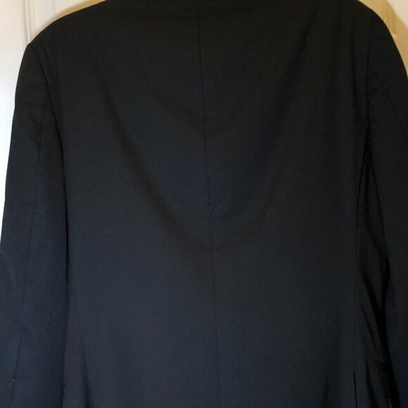 IKE BEHAR “PARKER" SLIM FIT NOTCH BLACK TUXEDO JACKET EUC Size 38R - Picture 7 of 7